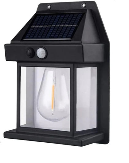 Lampa solare de perete cu bec LED