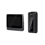 Sonerie video inteligenta Wireless, Ecran IPS 4.3 inch, Night Vision, Senzor IR, Interfon Video HD, 8MP, comunicare bidirectionala, unghi de vizualizare 170°, baterii incorporate