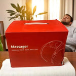 Aparat de masaj pentru gât, umeri și spate – Shiatsu cu căldură și design wireless