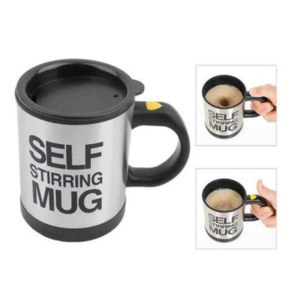 Cana Intelgitena, Amestecare Automata, 350ml, Self Stirring Mug