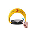 Blocator Loc de Parcare Automat, 1 Telecomanda, Alarma, Galben-Negru