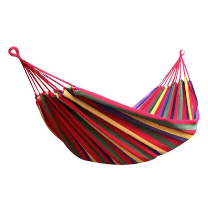 Hamac din Bumbac, 200x80CM, Clasic, Rezistenta, Rucsac Transport