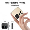 Telefon de buzunar pliabil Flip Phone 4.5 cm i16 Pro, Dual SIM, camera, Bluetooth MP4