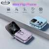 Telefon de buzunar pliabil Flip Phone 4.5 cm i16 Pro, Dual SIM, camera, Bluetooth MP4