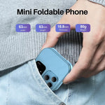 Telefon de buzunar pliabil Flip Phone 4.5 cm i16 Pro, Dual SIM, camera, Bluetooth MP4