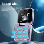 Telefon de buzunar pliabil Flip Phone 4.5 cm i16 Pro, Dual SIM, camera, Bluetooth MP4