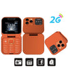 Telefon de buzunar pliabil Flip Phone 4.5 cm i16 Pro, Dual SIM, camera, Bluetooth MP4