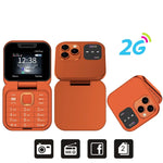 Telefon de buzunar pliabil Flip Phone 4.5 cm i16 Pro, Dual SIM, camera, Bluetooth MP4