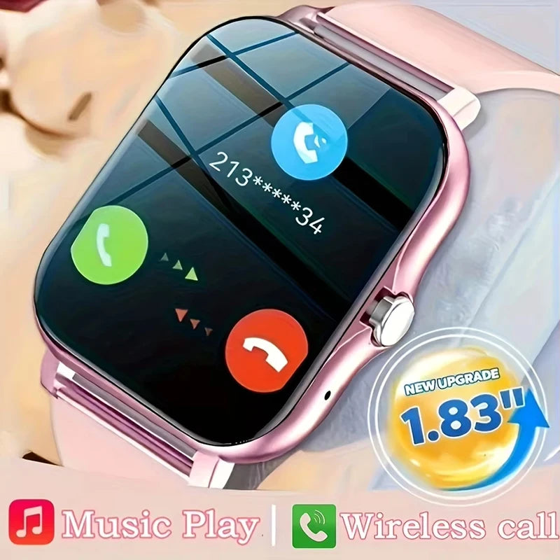 Ceas Smart I7 Promax, apeluri/sms/social media, monitorizare, somn, ritm cardiac, muzica, rezistent la apa
