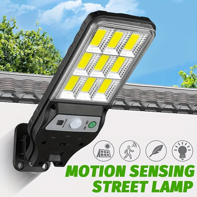 Lampa solara de exterior JY-150, senzor de miscare