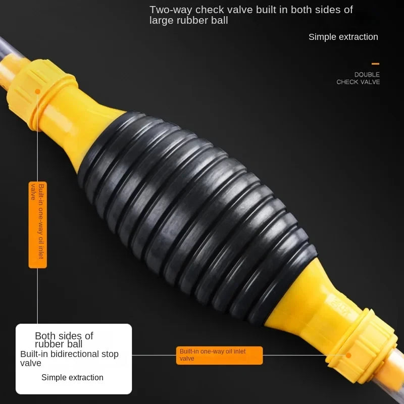 set 2 Pompe Manuala de Transfer Lichide, Transparent, PVC, Cauciuc, 1M