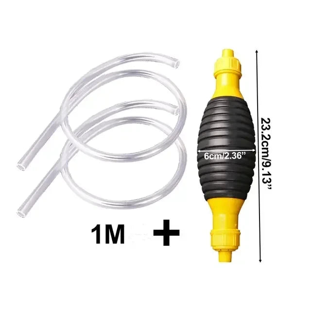 set 2 Pompe Manuala de Transfer Lichide, Transparent, PVC, Cauciuc, 1M