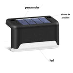 PACHET 4x Lampi Solare Trepte, Scara sau Balustrada, LED, IP65