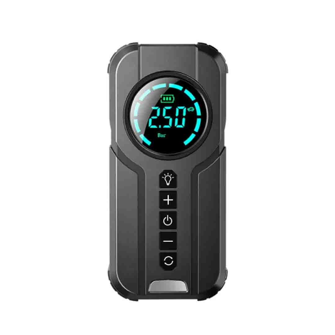 Compresor Auto Portabil, Pompa Inteligenta, 12V, Lanterna