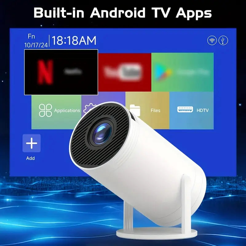 VideoProiector Portabil, proiectie din pc/telefon filme, muzica, evenimente sportive, HD