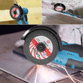 Mini Polizor Unghiular Flex Electric cu 2 Acumulatori, 4 Discuri Incluse, 12V, Disc 76MM