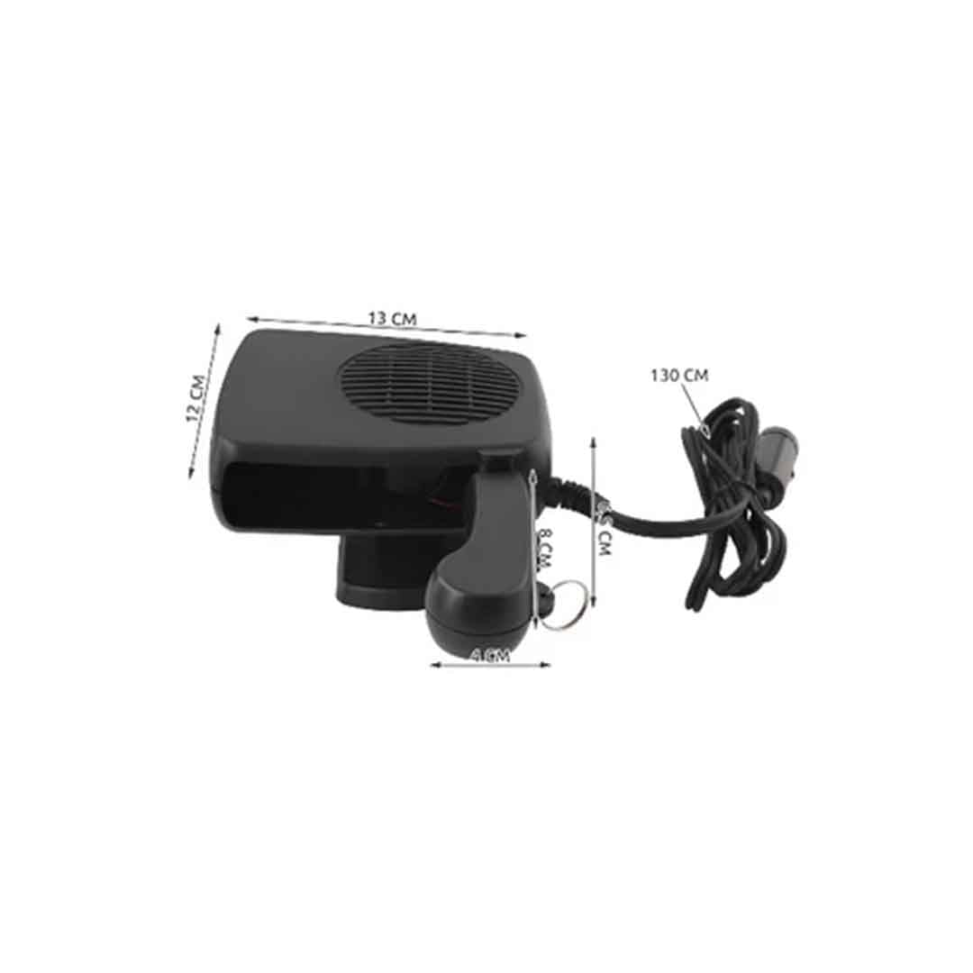 Aeroterma Auto, 200W, Functie de Dezaburire, Alimentare priza Auto 12V