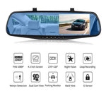 Oglinda retrovizoare DVR, Camera fata-spate, FullHD 1080p, Night Vision