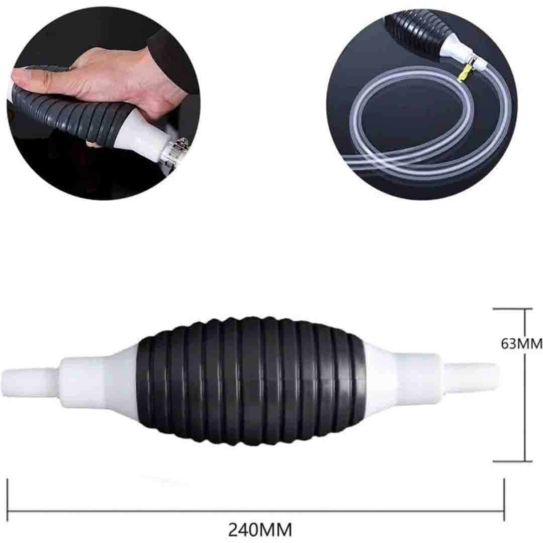 Pompa Manuala de Transfer Lichide, Transparent, PVC, Cauciuc, 1M