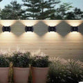 PACHET 4x Lampi Solare Bidirectionale, Exterioare pentru Perete, Iluminare Sus-Jos, IP55