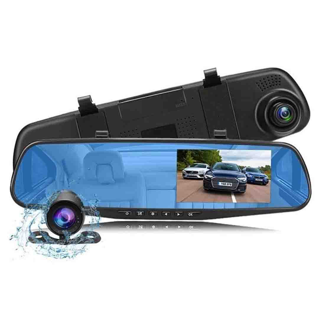 Oglinda retrovizoare DVR, Camera fata-spate, FullHD 1080p, Night Vision