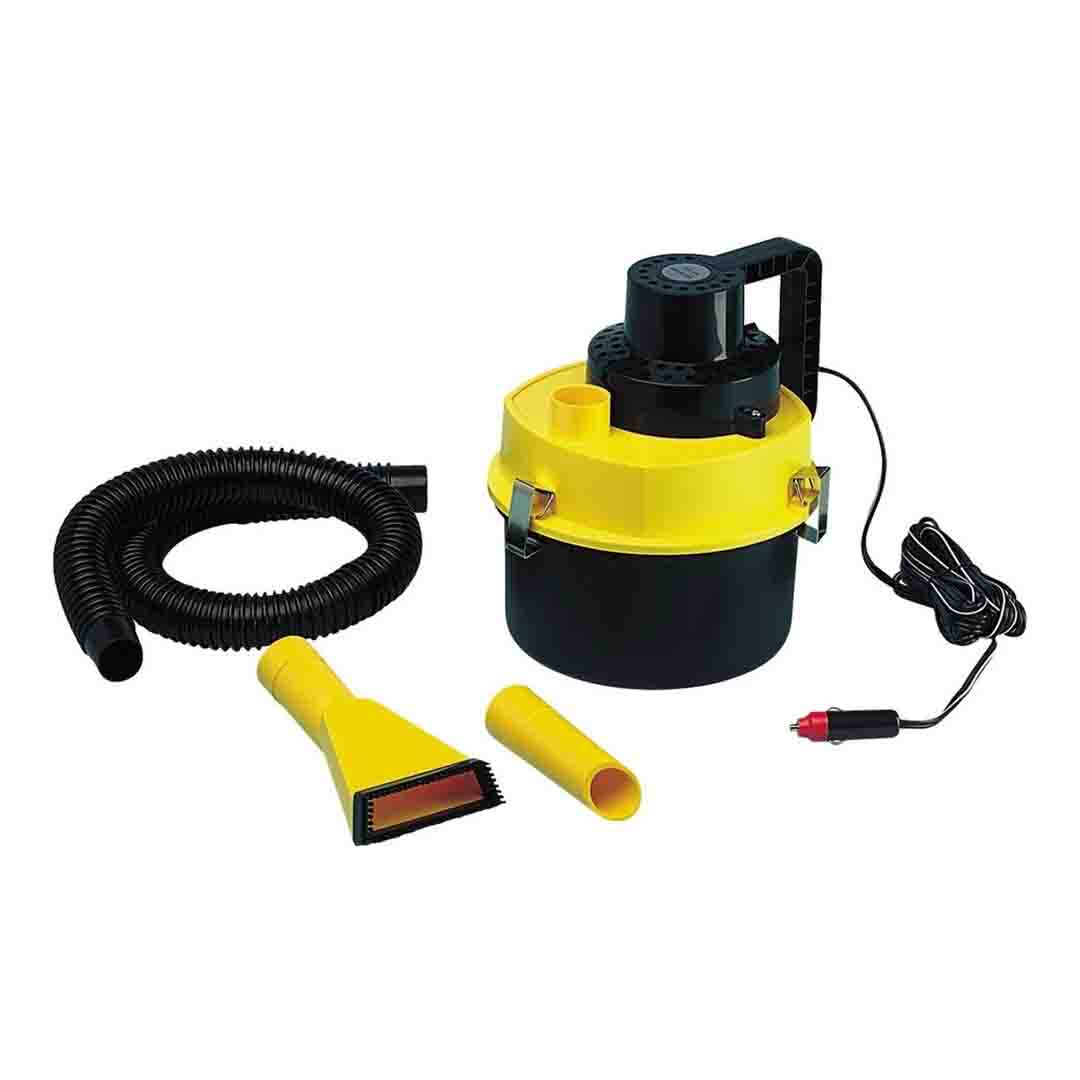 Aspirator Auto 12V, Aspirare Uscata sau Umeda, 100W, Rotund, 3L