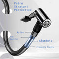 Compresor Auto Portabil, Pompa Inteligenta, 12V, Lanterna