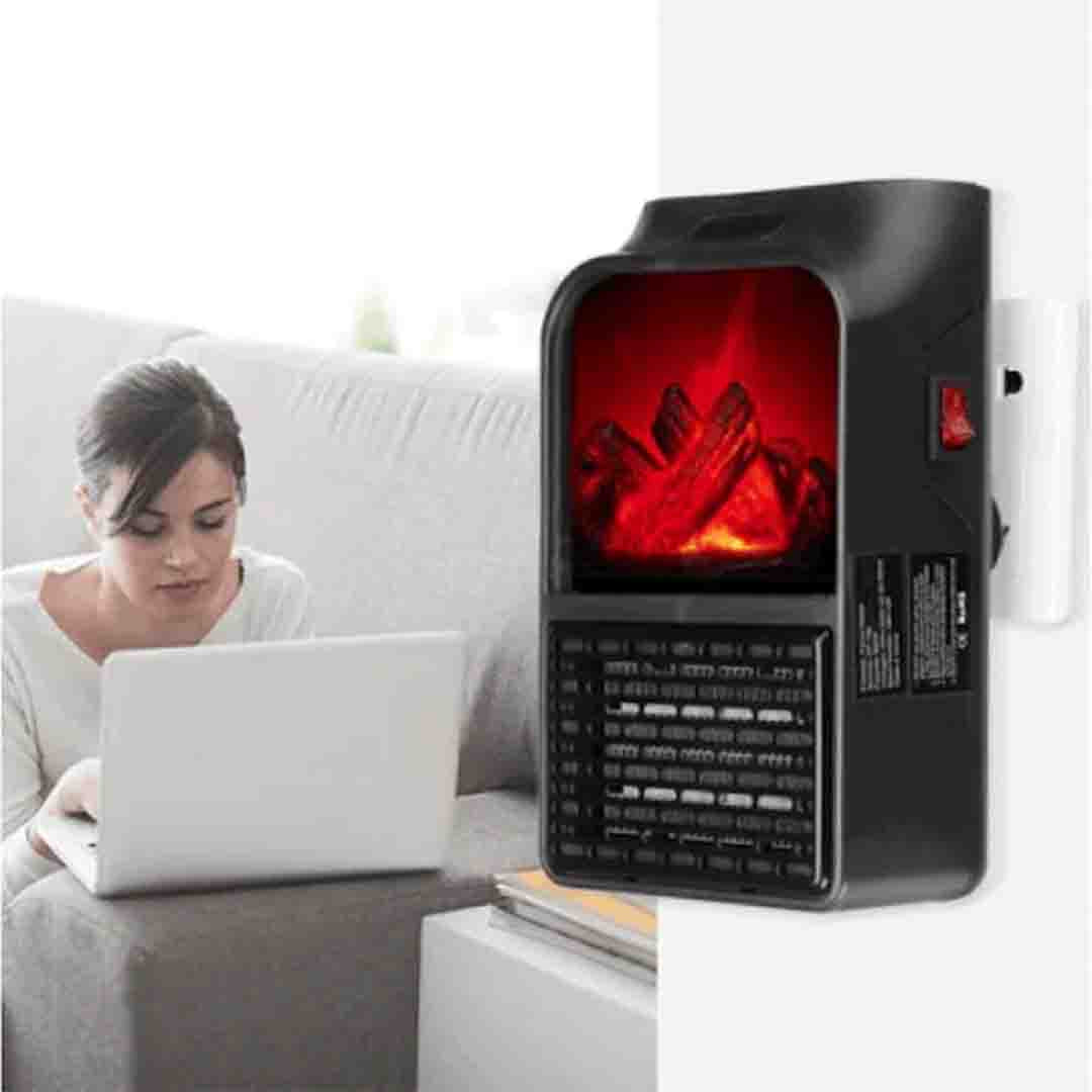 Aeroterma portabila de 900W, 2 Niveluri Temperatura, Display Digital, Telecomanda