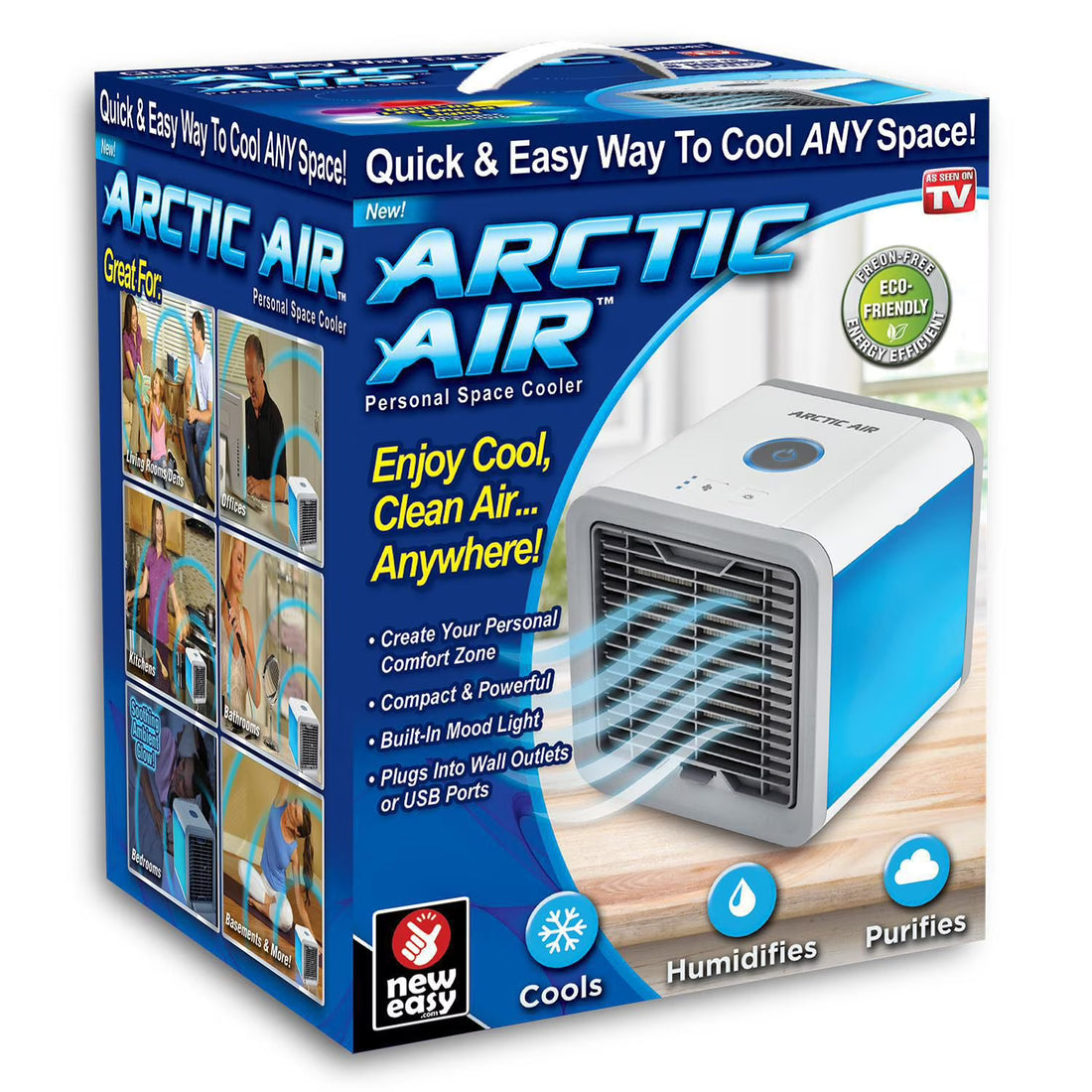 Racitor de aer Arctic Air, ABS, USB, 10W, Alb