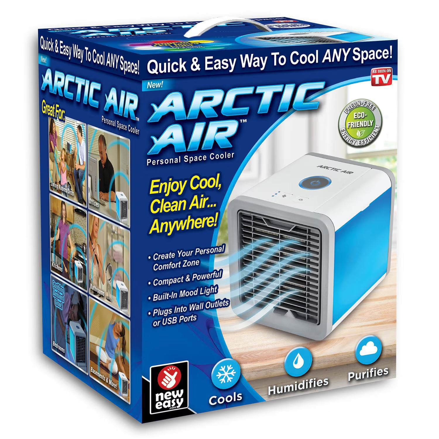 Racitor de aer Arctic Air, ABS, USB, 10W, Alb