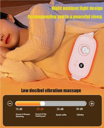 Aparat centura abdominala pentru incalzire si masaj, anti dureri menstruale, cu vibromasaj, portabil
