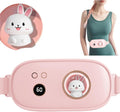 Aparat centura abdominala pentru incalzire si masaj, anti dureri menstruale, cu vibromasaj, portabil