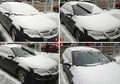 Parasolar auto pentru parbriz, material termoizolant