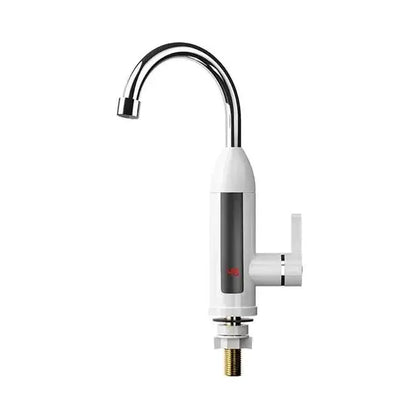 Robinet electric instant, Golxmse, 3000W, afisaj digital, protectie scurgeri, ALB, RY-023