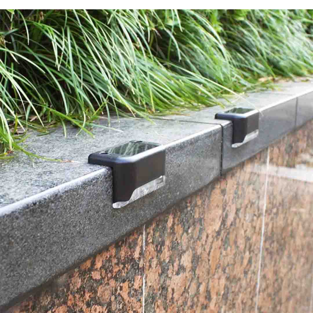 PACHET 4x Lampi Solare Trepte, Scara sau Balustrada, LED, IP65