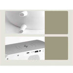 Boxa Bluetooth Multifunctionala 3 in 1, Lampa LED RGB, Boxa Bluetooth, Incarcator Telefon Wireless, Lumina RGB, Alb