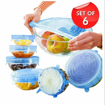 Set de capace rotunde reutilizabile din silicon