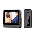 Sonerie video inteligenta Wireless, Ecran IPS 4.3 inch, Night Vision, Senzor IR, Interfon Video HD, 8MP, comunicare bidirectionala, unghi de vizualizare 170°, baterii incorporate