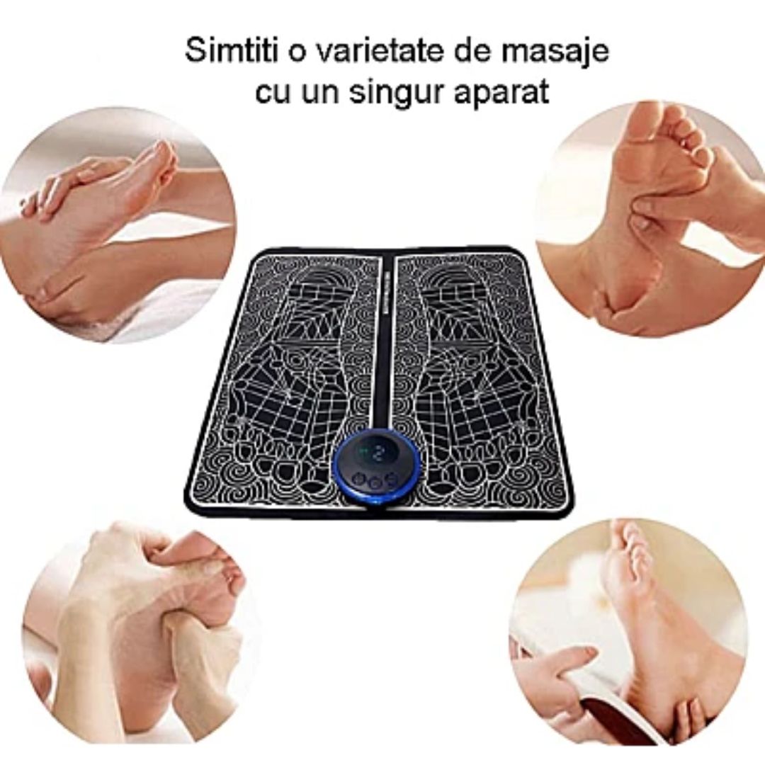 Covor pentru Masaj Picioare, Electrostimulare, EMS