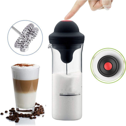 Mixer Spumant Lapte, Cappuccino Recipient Sticla, 450 mL