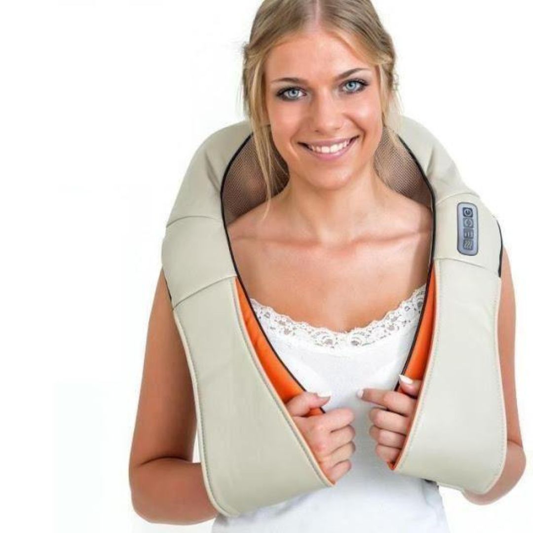 Aparat de Masaj Cervical, Infrarosu, Bile, 24W