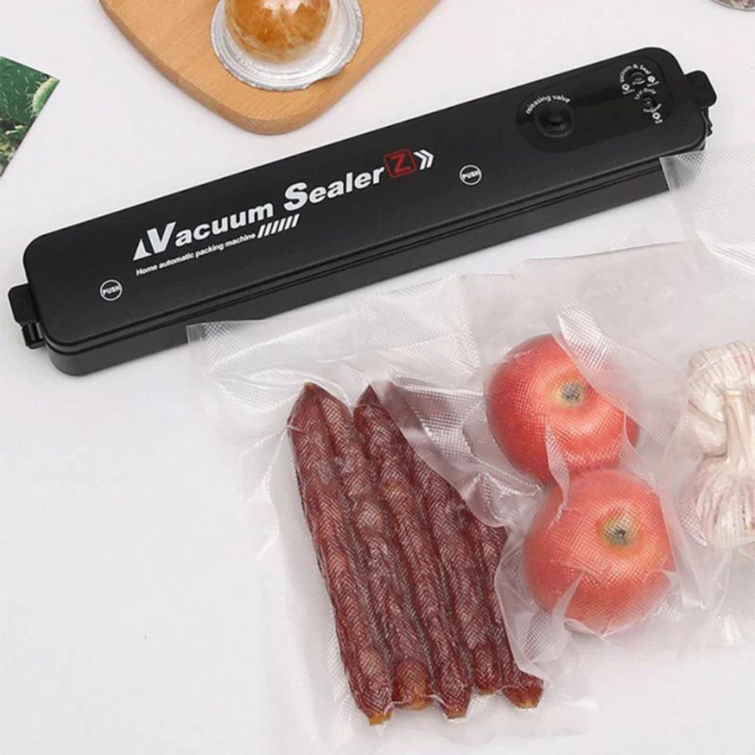 Aparat de sigilat si vidat vacuum sealer, 220v, 90w, negru
