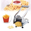Aparat de Taiat Cartofi Pai si Legume, Inox, 2 Forme Diferite de Taiere
