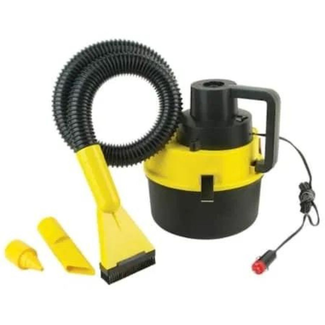 Aspirator Auto 12V, Aspirare Uscata sau Umeda, 100W, Rotund, 3L