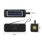 Boxa Portabila, Radio, Bluetooth, USB, Incarcare Solara, L8TD, Maro