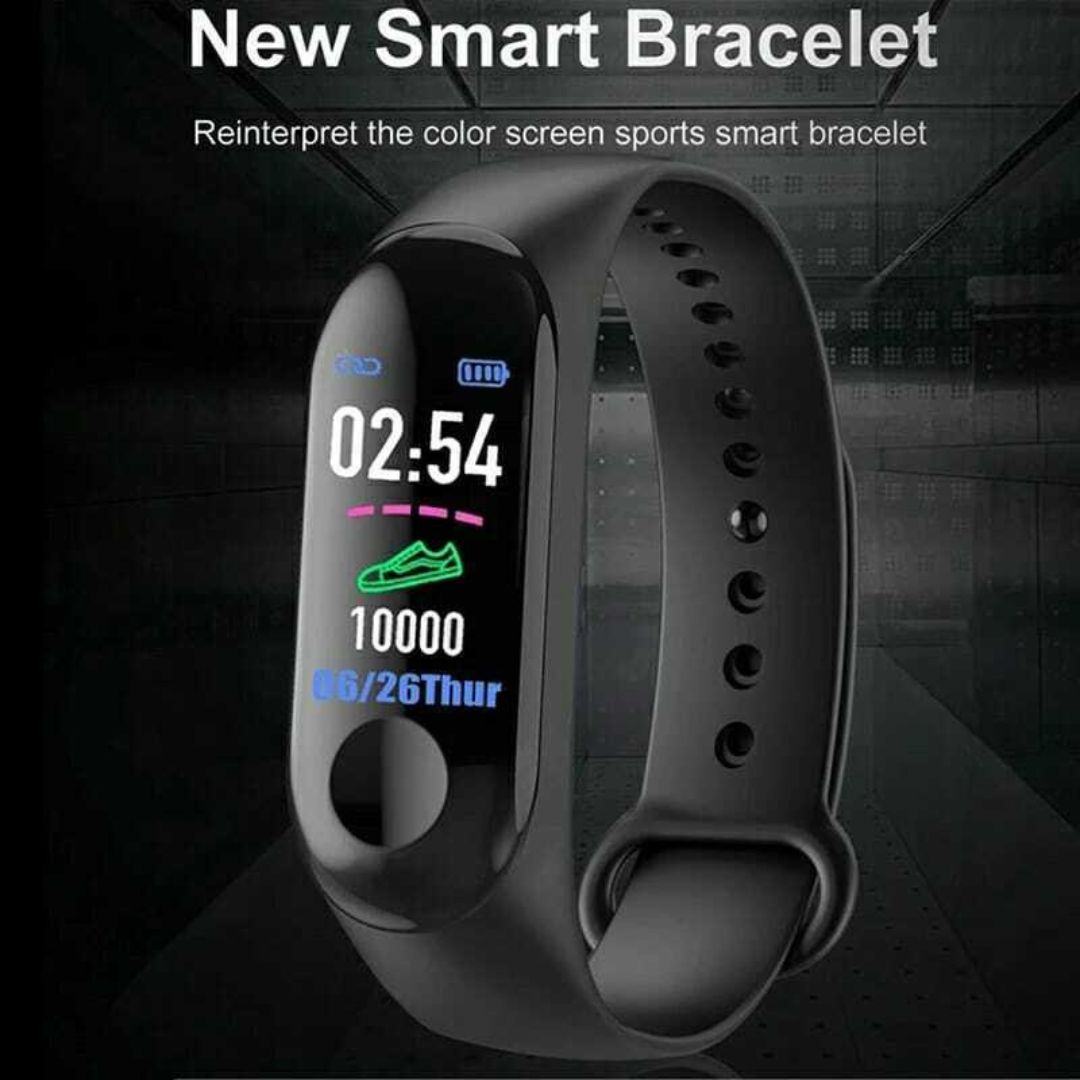 Bratara Fitness-Smart M7, ecran 0.86inch, Masurare Ritm Cardiac, Notificari, Bluetooth
