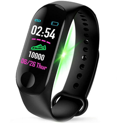 Bratara Fitness-Smart M5, ecran 0.86inch, Masurare Ritm Cardiac, Notificari, Bluetooth, Negru