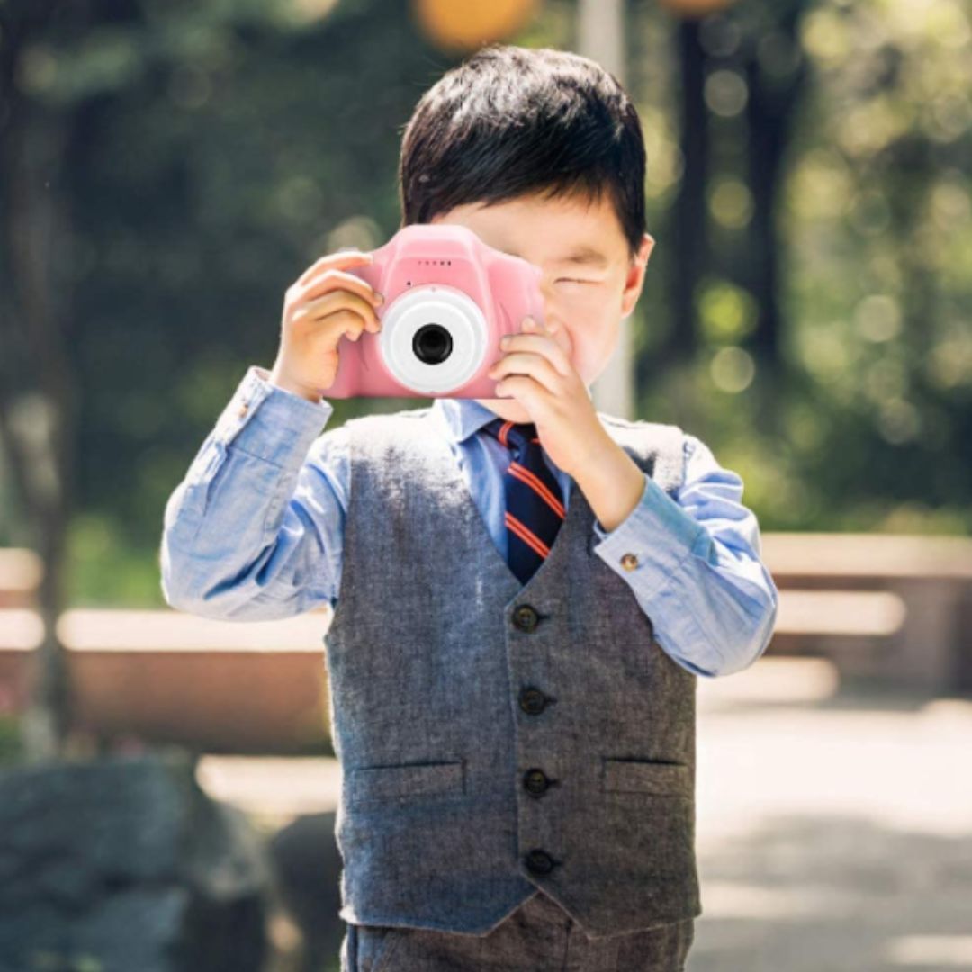 Aparat Foto-Video Digital pentru Copii, 6 Functii, Jocuri Integrate