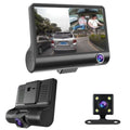 Camera Video Auto Tripla DVR, L300-1, Full-HD, 3 Camere - Fata/Spate/Interior, Ecran 4'', G Senzor, 170 grade 12/24V