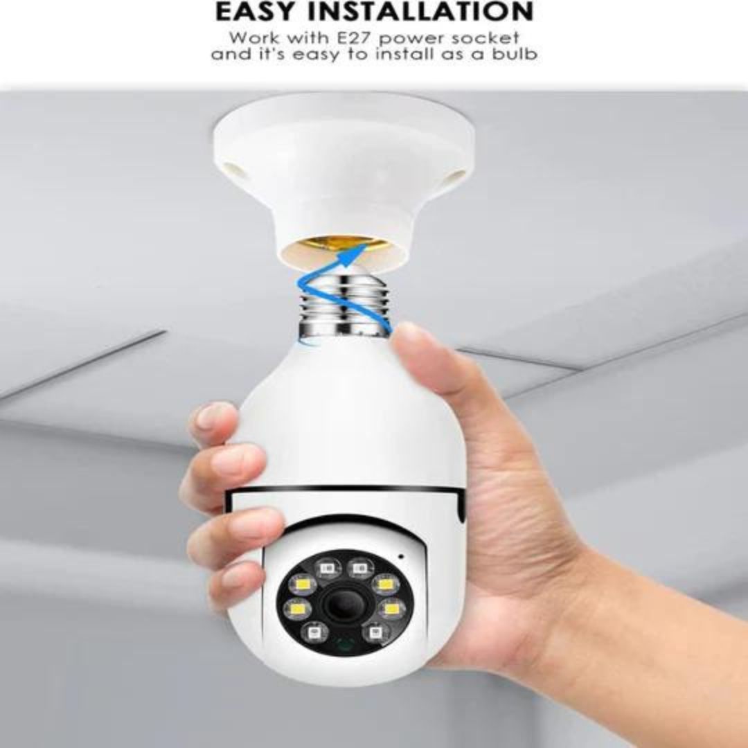 Camera de Supraveghere tip Bec, 2MP, Wi-Fi, 1080p, 2.4G
